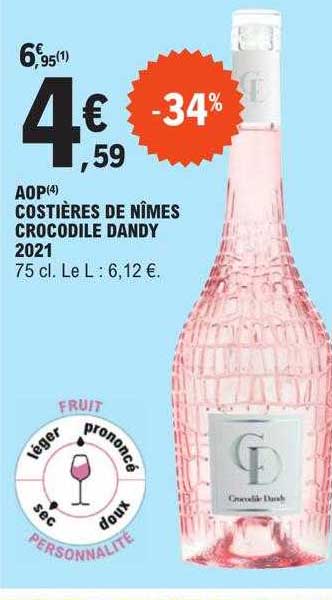 aop costières de nîmes crocodile dandy 2021