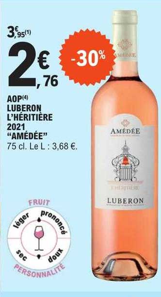 aop luberon l'héritière 2021 "amédée"