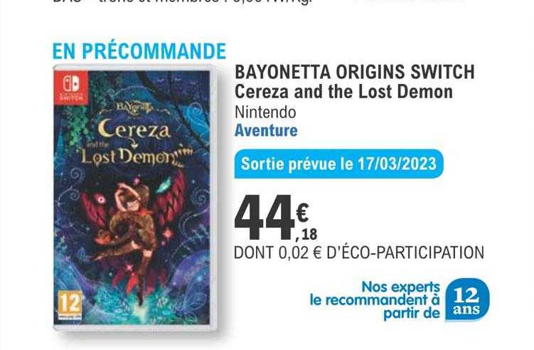 bayonetta origins switch cereza and the lost demon