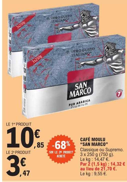 café moulu "san marco"