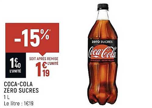 coca-cola zéro sucres