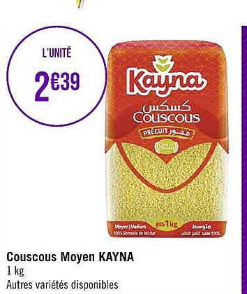 Couscous Moyen Kayna