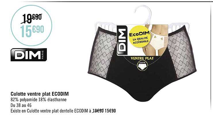 culotte ventre plat ecodim
