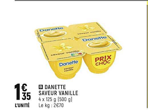 Danette Saveur Vanille