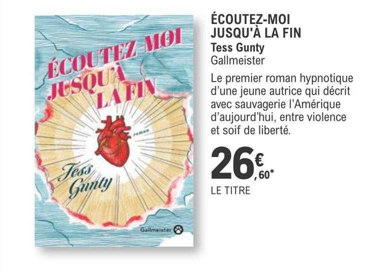écoutez-moi jusqu'à la fin - tess gunty