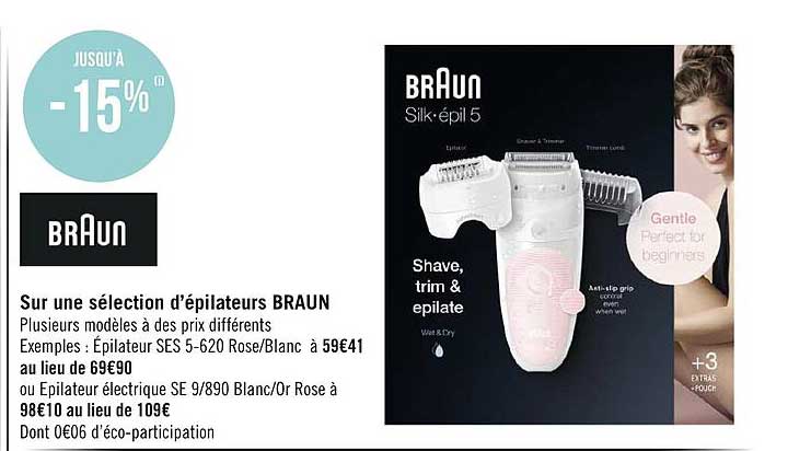 épilateurs Braun
