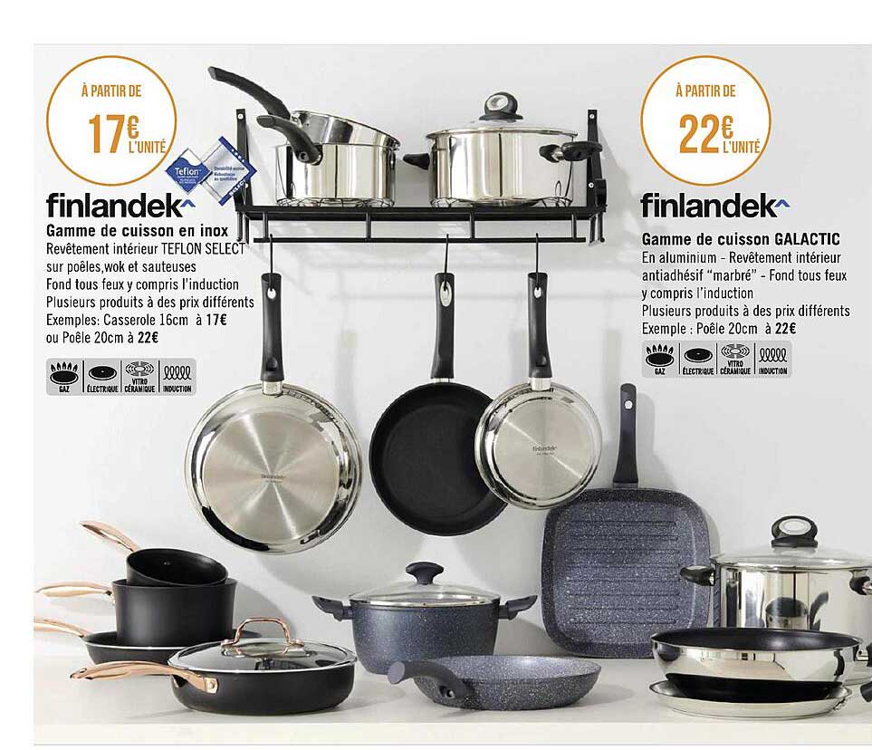 Gamme De Cuisson En Inox Finlandek, Gamme De Cuisson Galactic Finlandek