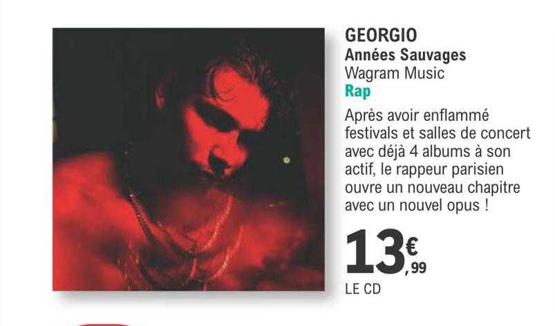 georgio - années sauvages