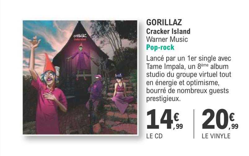gorillaz cracker island