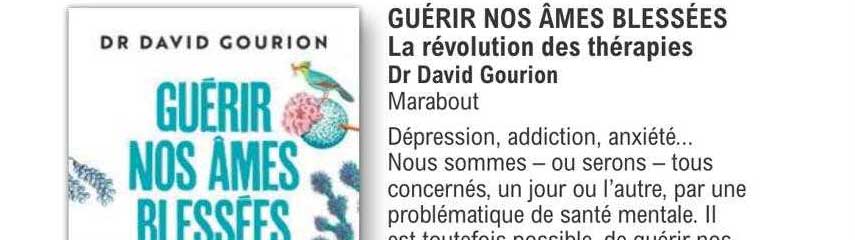 guérir nos âmes blessées la révolution des thérapies - dr david gourion
