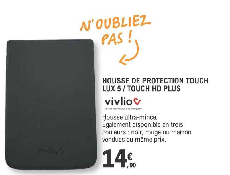 housse de protection touch lux 5-touch hd plus vivlio