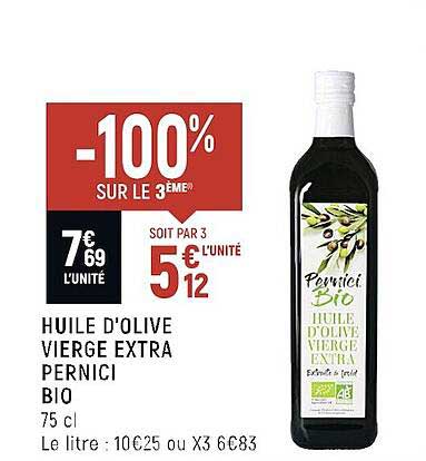 huile d'olive vierge extra pernici bio
