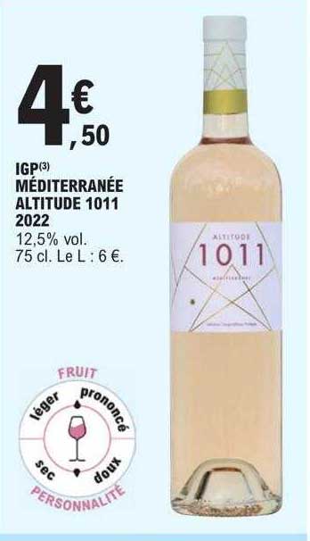 igp méditerranée altitude 1011 2022