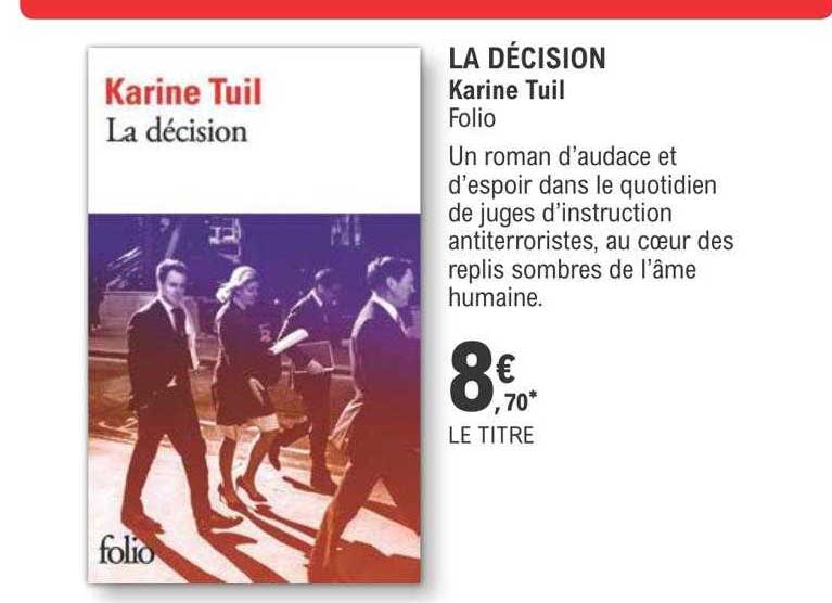 la décision - karine tuil