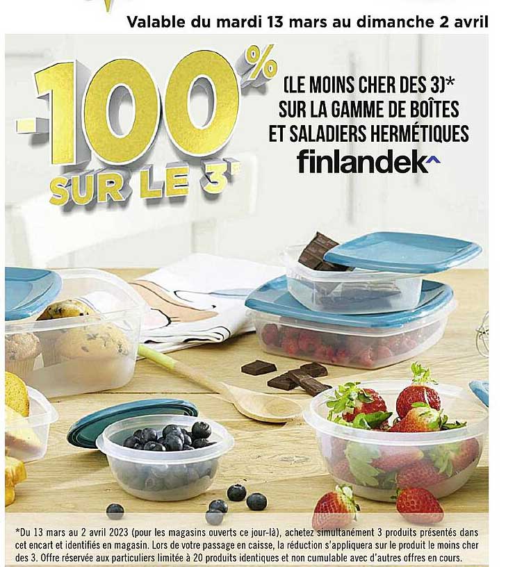 La Gamme De Boîtes Et Saladiers Hermétiques Finlandek