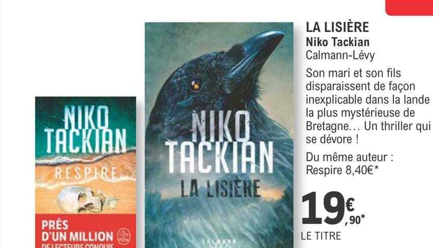 la lisière - niko tackian