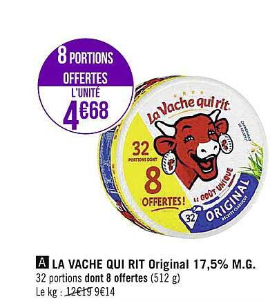 la vache qui rit original 17,5% m.g.