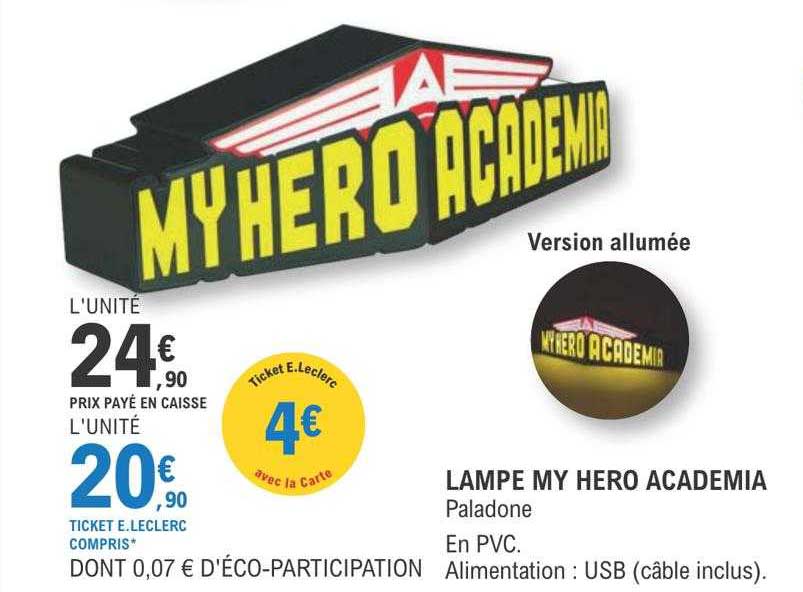 lampe my héro academia