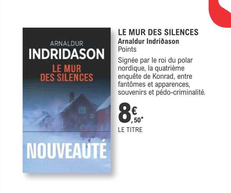 le mur des silences -arnaldur indrioason