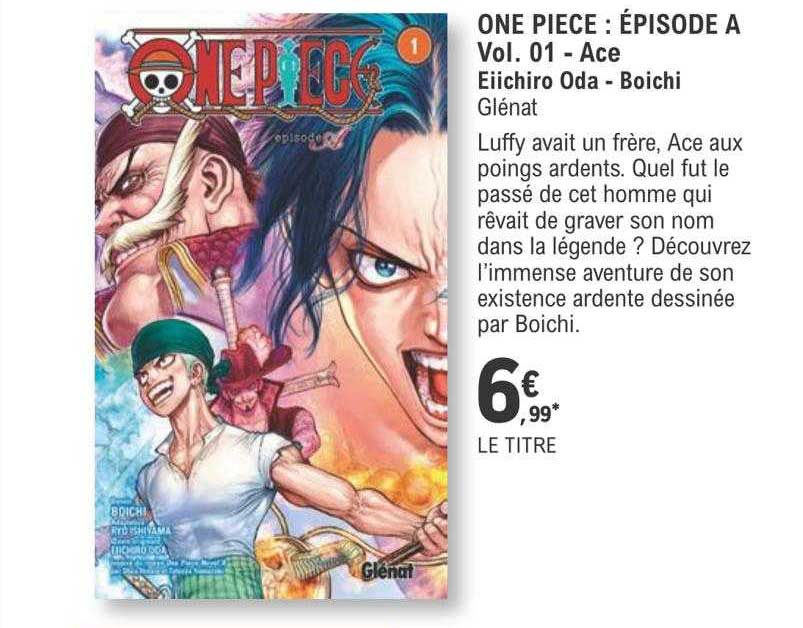 one piece : épisode a vol. 01 - ace - eiichiro oda - boichi