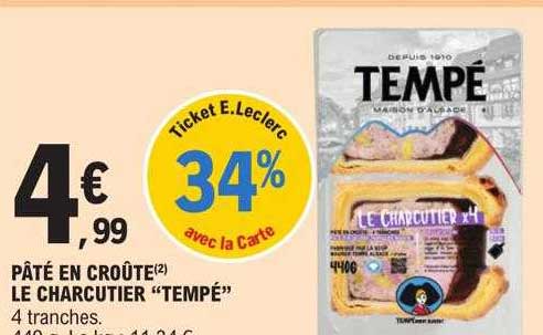 Pâté En Croûte Le Charcutier "tempé"