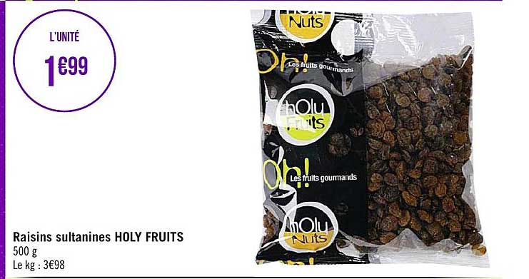 raisins sultanines holy fruits