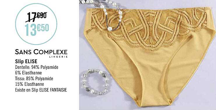 slip elise sans complexe lingerie
