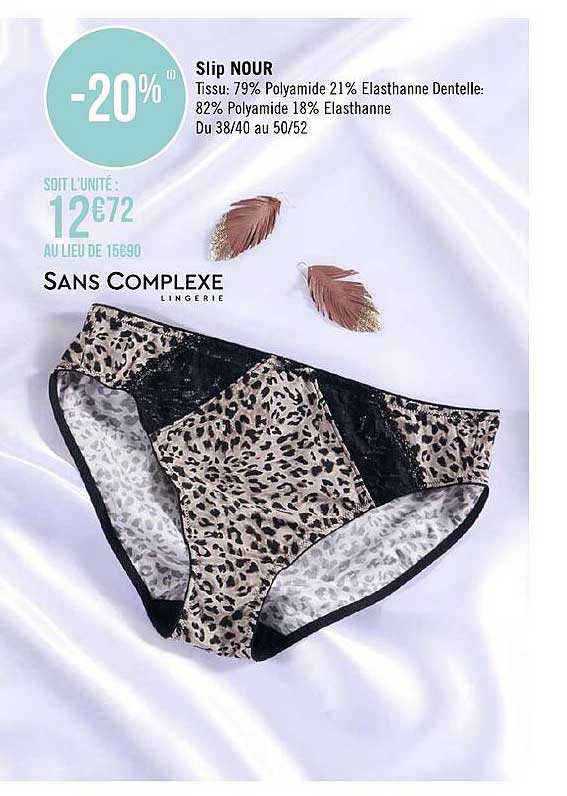 Slip Nour Sans Complexe Lingerie