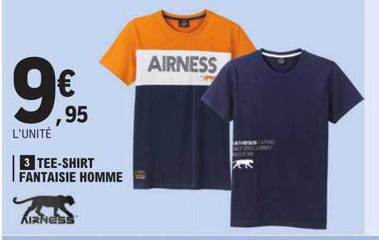 tee-shirt fantaisie homme airness