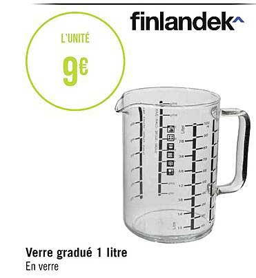 verre gradué 1 litre finlandek
