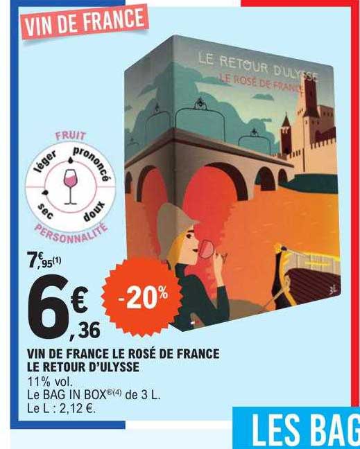 vin de france le rosé de france le retour d'ulysse