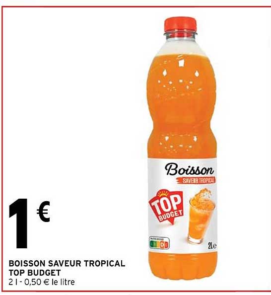 Boisson Saveur Tropical Top Budget