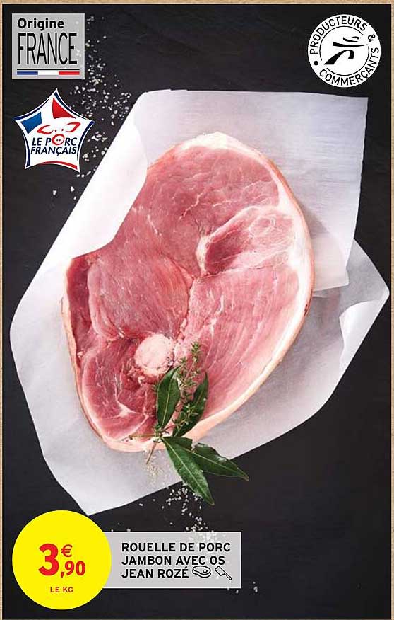rouelle de porc jambon avec os jean rozé