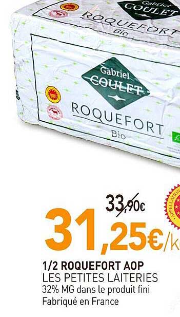 1/2 roquefort aop les petites laiteries