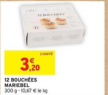 12 bouchées mariebel