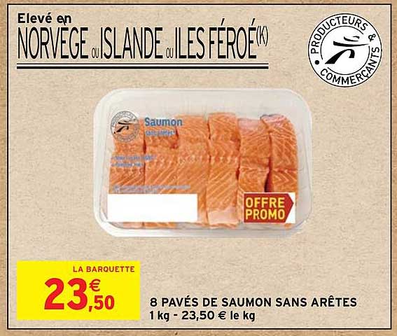 8 pavés de saumon sans arêtes