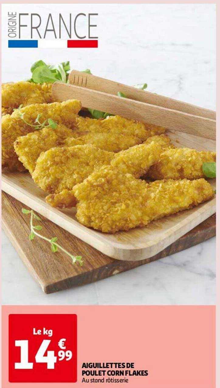 aiguillettes de poulet corn flakes