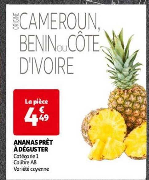 ananas prêt à déguster