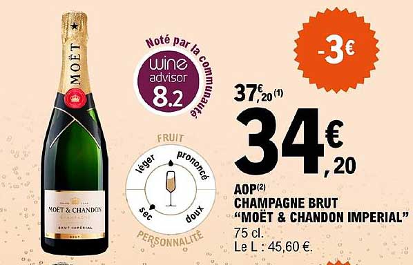 aop champagne brut moët & chandon imperial