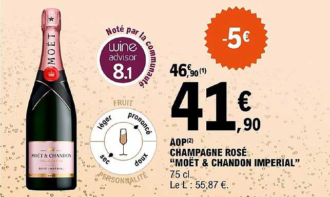 Aop Champagne Rosé Moët & Chandon Imperial
