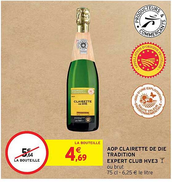 aop clairette de die tradition expert club hve3