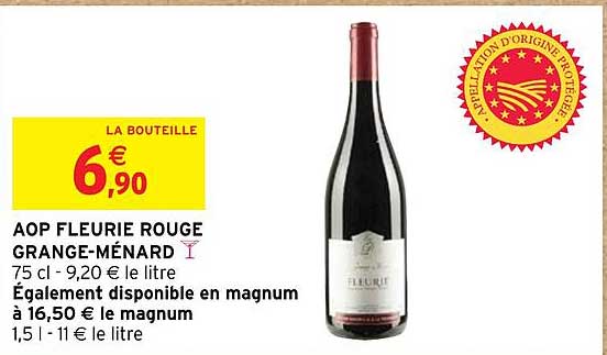 Aop Fleurie Rouge Grange-ménard