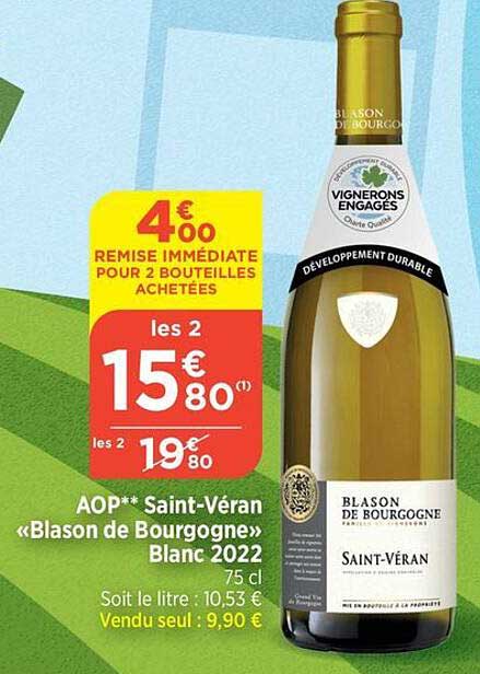 aop saint-véran "blason de bourgogne" blanc 2022