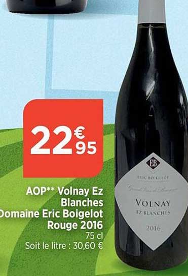 aop volnay ez blanches domaien eric boigelot rouge 2016
