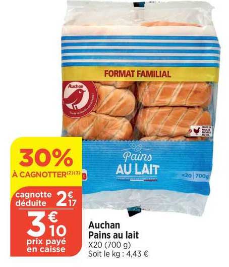 Auchan Pains Au Lait