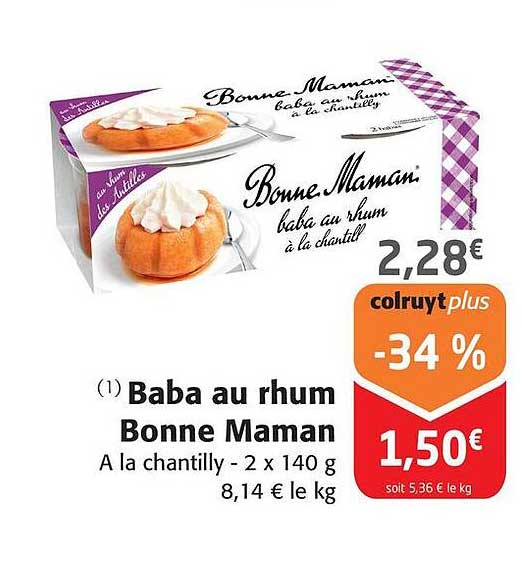 Baba Au Rhum Bonne Maman