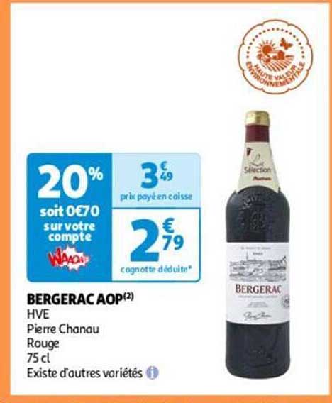 bergerac aop hve pierre chanau