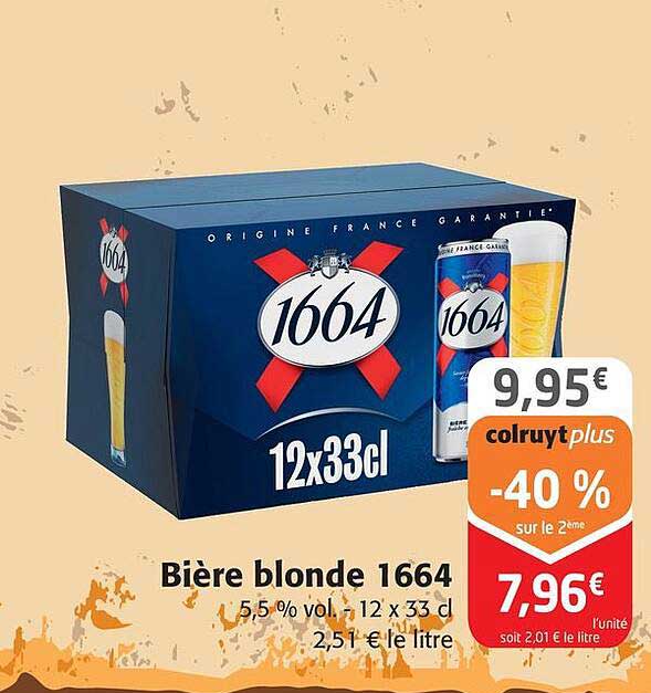 Bière Blonde 1664