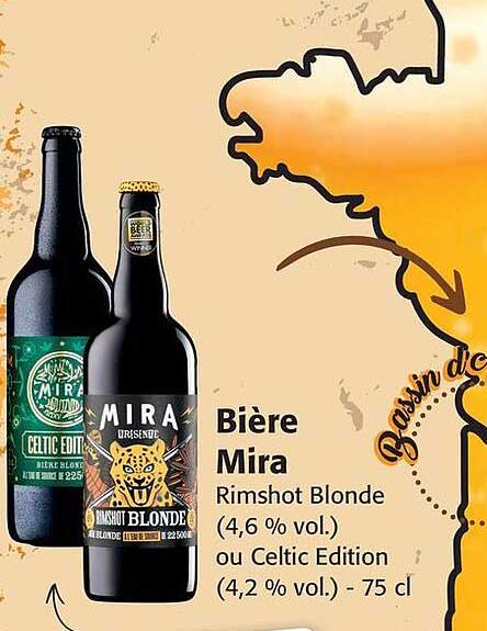 bière mira rimshot blonde