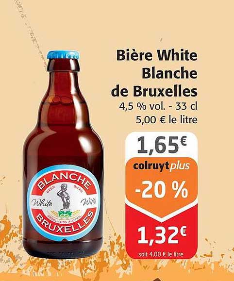 bière white blanche de bruxelles